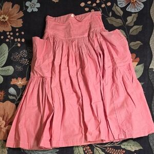 Handmade Pink A-Line Cottagecore Skirt